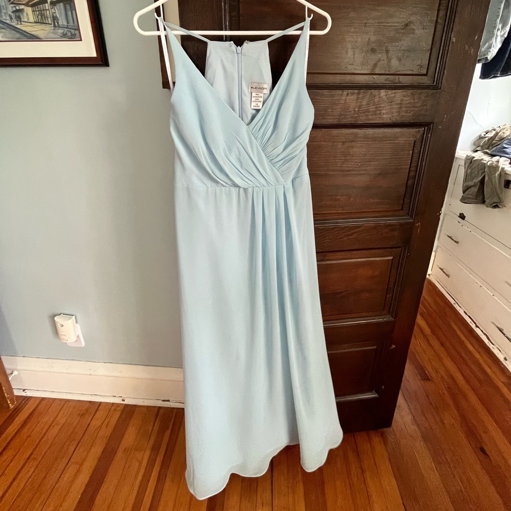 Light Blue Bridesmaid Dress